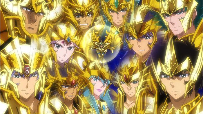 Los Caballeros del Zodiaco - alma de oro 